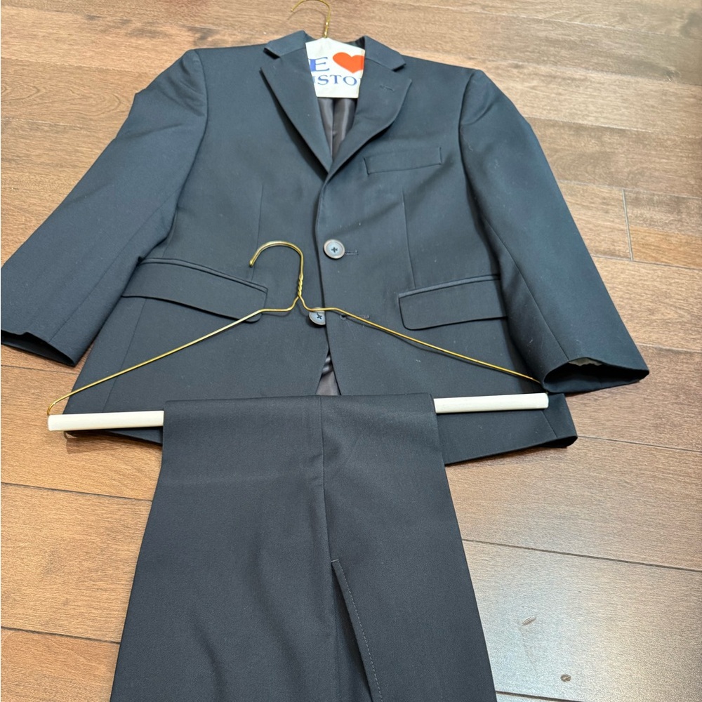 BOYS Marc New York Black Matching Suit Size 8R